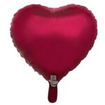 18H BURGUNDY HEART