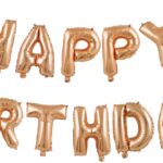 14" ROSE GOLD HB BALLOON BANNER (13 LETTERS)