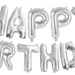 14" SILVER HB BALLOON BANNER (13 LETTERS)