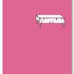 HOT PINK - PLASTIC TABLECOVER 54"X108"