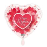 18H HAPPY MOTHER'S DAY RED & PINK CRAFTY HEART