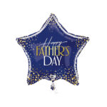 19S HAPPY FATHER'S DAY MIDNIGHT BLUE GLITTERS
