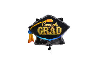 SUPER SHAPE CONGRATS GRAD CAP W/TASSEL