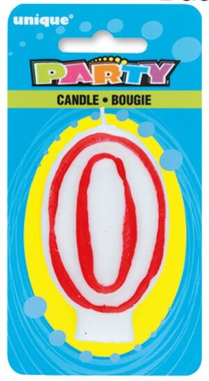 DLX NUMERL BDAY CANDLE #0