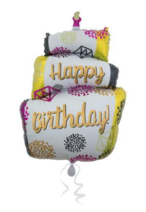 SUPER SHAPE BIRTHDAY CAKE