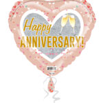 18H HAPPY ANNIVERSARY! CHAMPAGNE GLASSES!