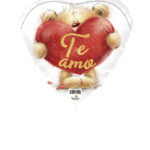 18H TE AMO TEDDY W/BIG HEART
