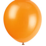 12" LATEX BALLOONS 10CT - ORANGE