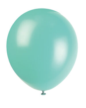 12" LATEX BALLOONS 10CT - AQUA