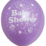 12" 8CT BABY SHOWER ASSORTED PASTEL