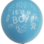 12" 8CT IT'S A BOY BABY BLUE