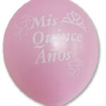 12" 8CT MS QUINCE ANOS PINK