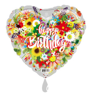 18H HAPPY BIRTHDAY BUNCHES OF FLOWERS