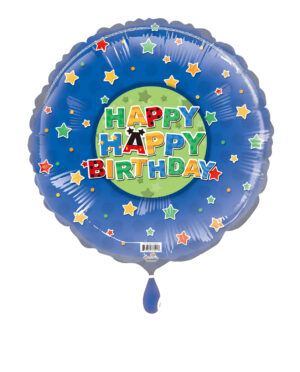 18C HAPPY HAPPY BIRTHDAY! BLUE & GREEN