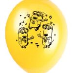 12" 8CT LATEX BALLOONS - DESPICABLE ME