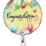 18C CONGRATULATIONS! BALLOONS