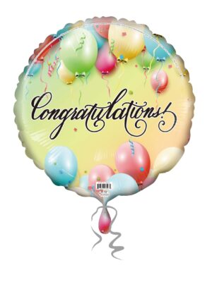 18C CONGRATULATIONS! BALLOONS