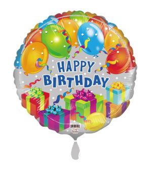 18C HAPPY BIRTHDAY BALLOONS GIFTS & CONFETTI