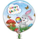 18C HAPPY EASTER BUNNY RAINBOW