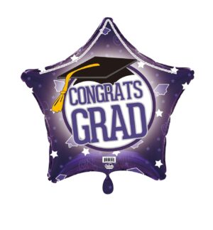 19S PURPLE CONGRATS GRAD!