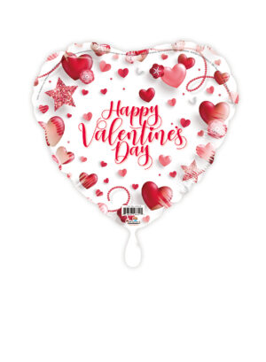 18H HAPPY VALENTINE'S DAY HEARTS & STARS