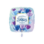 18SQ HAPPY FATHER'S DAY W/HEART BALLOONS