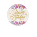 20" BUBBLZ HAPPY BIRTHDAY BUTTERFLIES