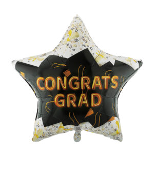 31S CONGRATS GRAD GOLD SCRIPT ON CAPS DIPLOMA