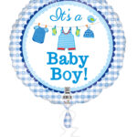 18C IT'S A BABY BOY! BABY BLUE CLOTHES