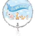 18C ES UN NINO! BLUE ANIMALS W/BANNER