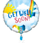 18C GET WELL SOON! SUN RAINBOW CLOUDS