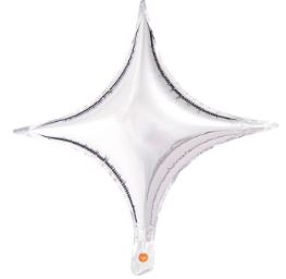 30S 4 POINT STAR SILVER