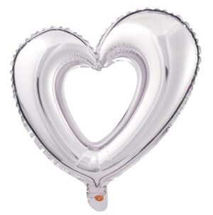 40H OPEN HEART SILVER
