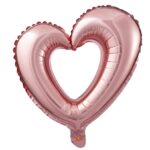 40H OPEN HEART ROSEGOLD