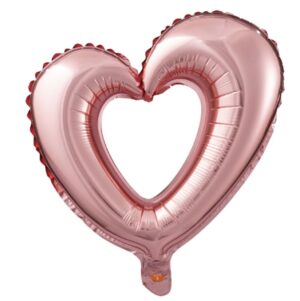 40H OPEN HEART ROSEGOLD