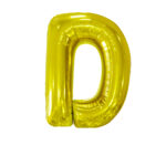 34" GOLD LETTER D