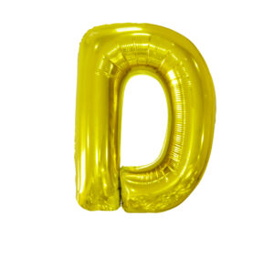 34" GOLD LETTER D
