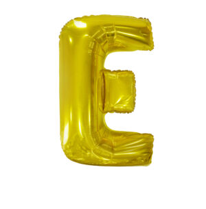 34" GOLD LETTER E