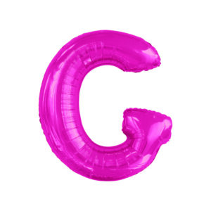 34" HOT PINK LETTER G