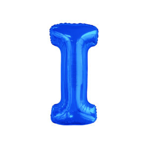 34" BLUE LETTER I