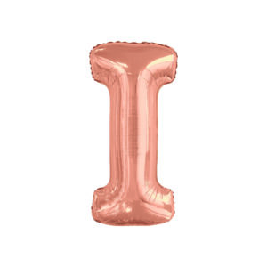 34" ROSE GOLD LETTER I