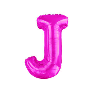 34" HOT PINK LETTER J