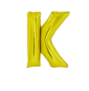 34" GOLD LETTER K
