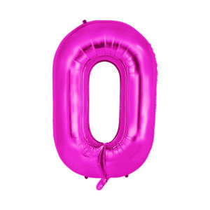 34" HOT PINK LETTER O