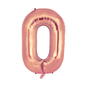 34" ROSE GOLD LETTER O