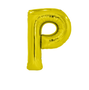 34" GOLD LETTER P