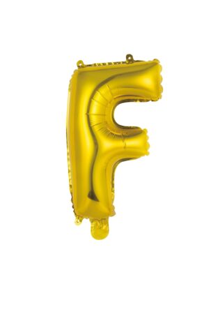 14" GOLD LETTER F