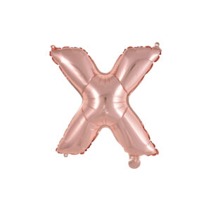 14" ROSE GOLD LETTER X