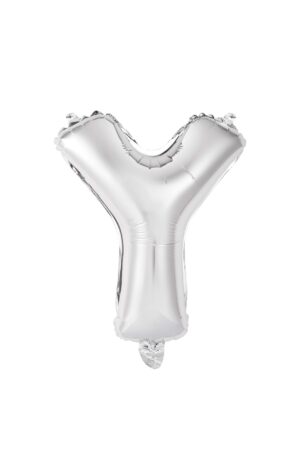 14" SILVER LETTER Y