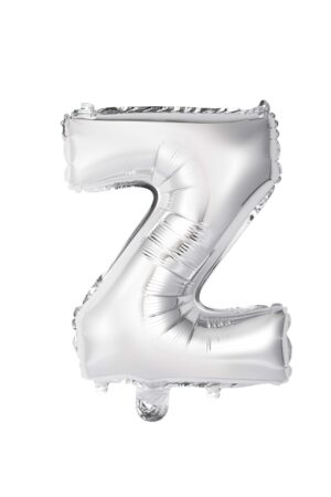 14" SILVER LETTER Z